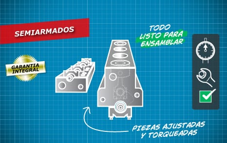 Portada Full Tapas - Tapas de cilindro y repuestos de motor